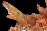 Natural, Red Quartz Crystal Cluster - Morocco #84378-3